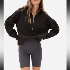 Everlane The Perform Bike Short Ink Gray Size Small